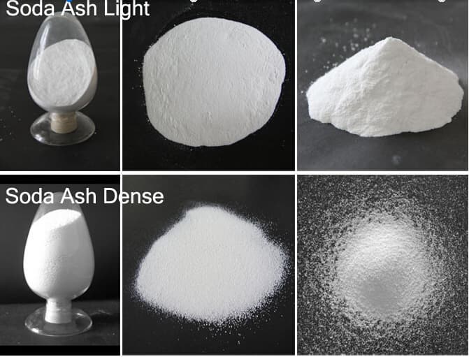 white powder light soda ash dence Sodium Carbonate Na2CO3 wi